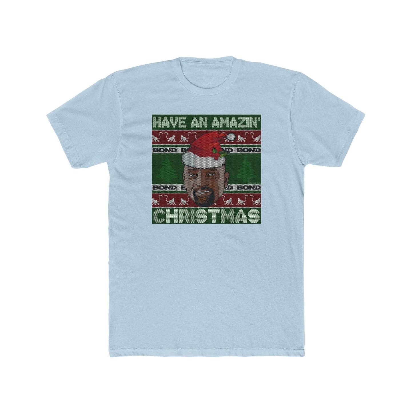 Amazin' Christmas Monkeys - Unisex Cotton Crew Tee