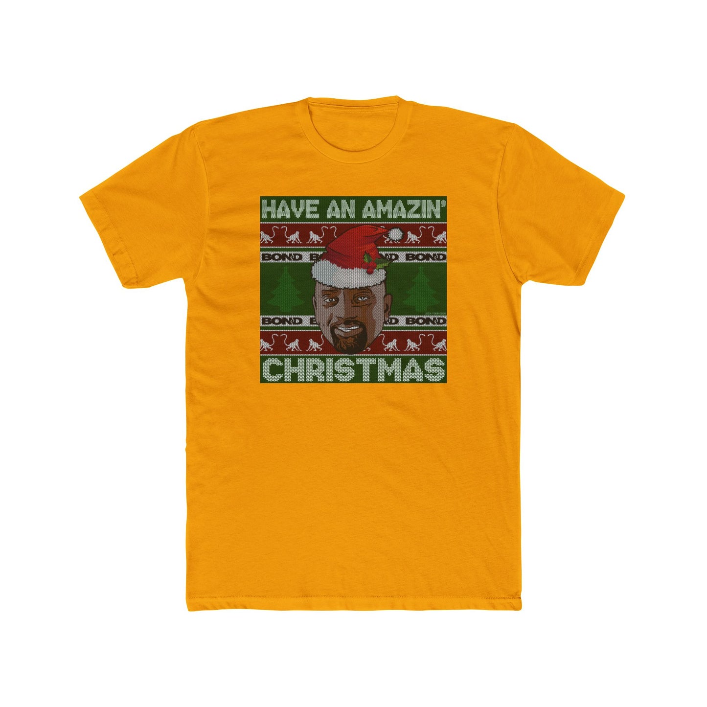 Amazin' Christmas Monkeys - Unisex Cotton Crew Tee