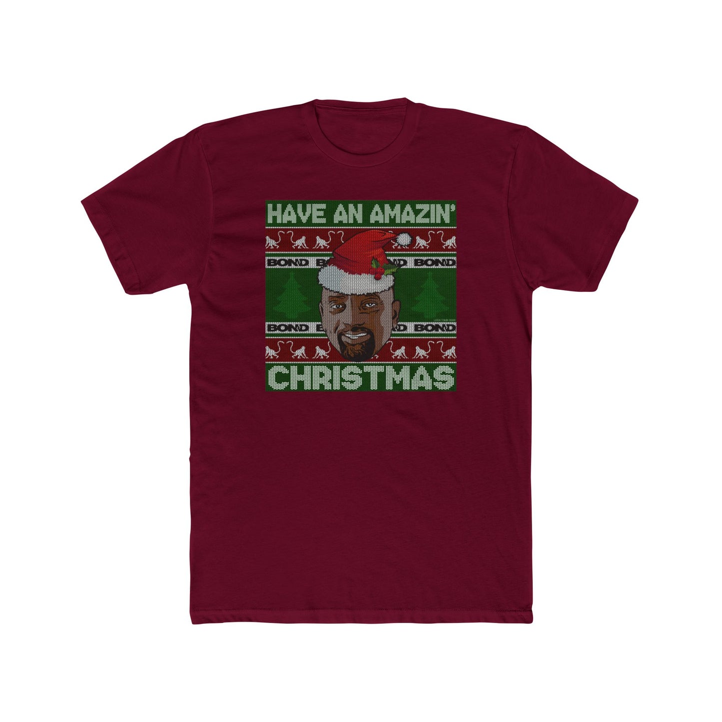 Amazin' Christmas Monkeys - Unisex Cotton Crew Tee