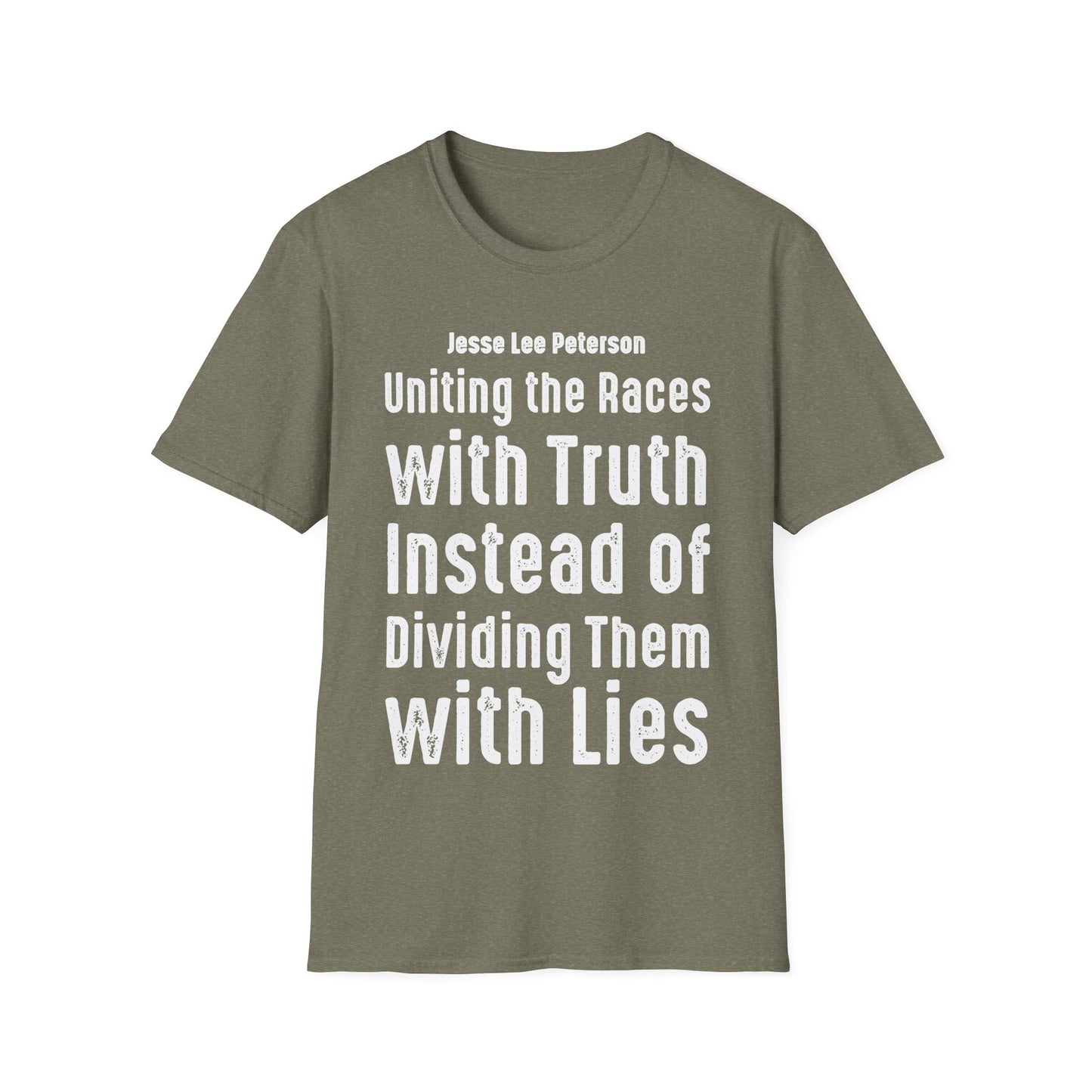 Uniting the Races with Truth T-Shirt (white ink)