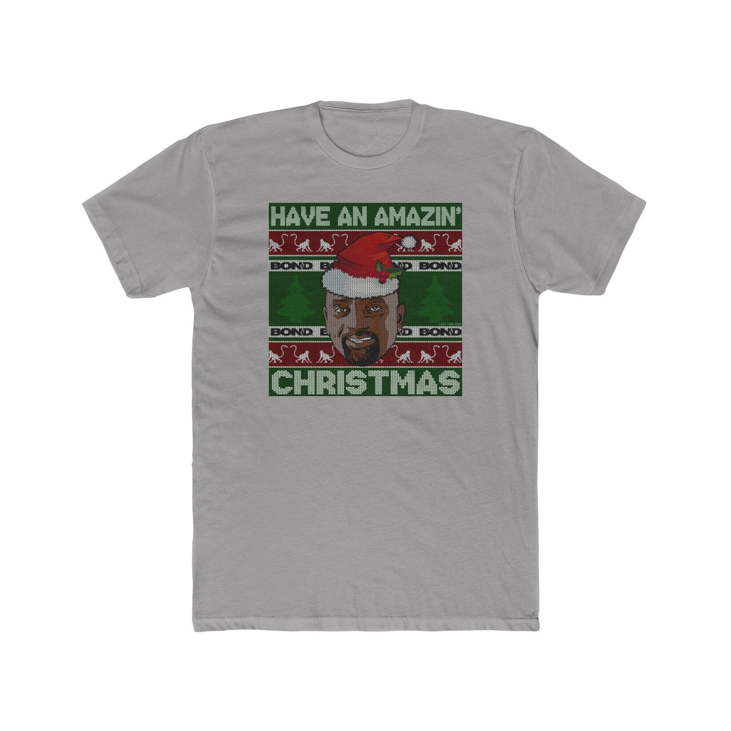 Amazin' Christmas Monkeys - Unisex Cotton Crew Tee