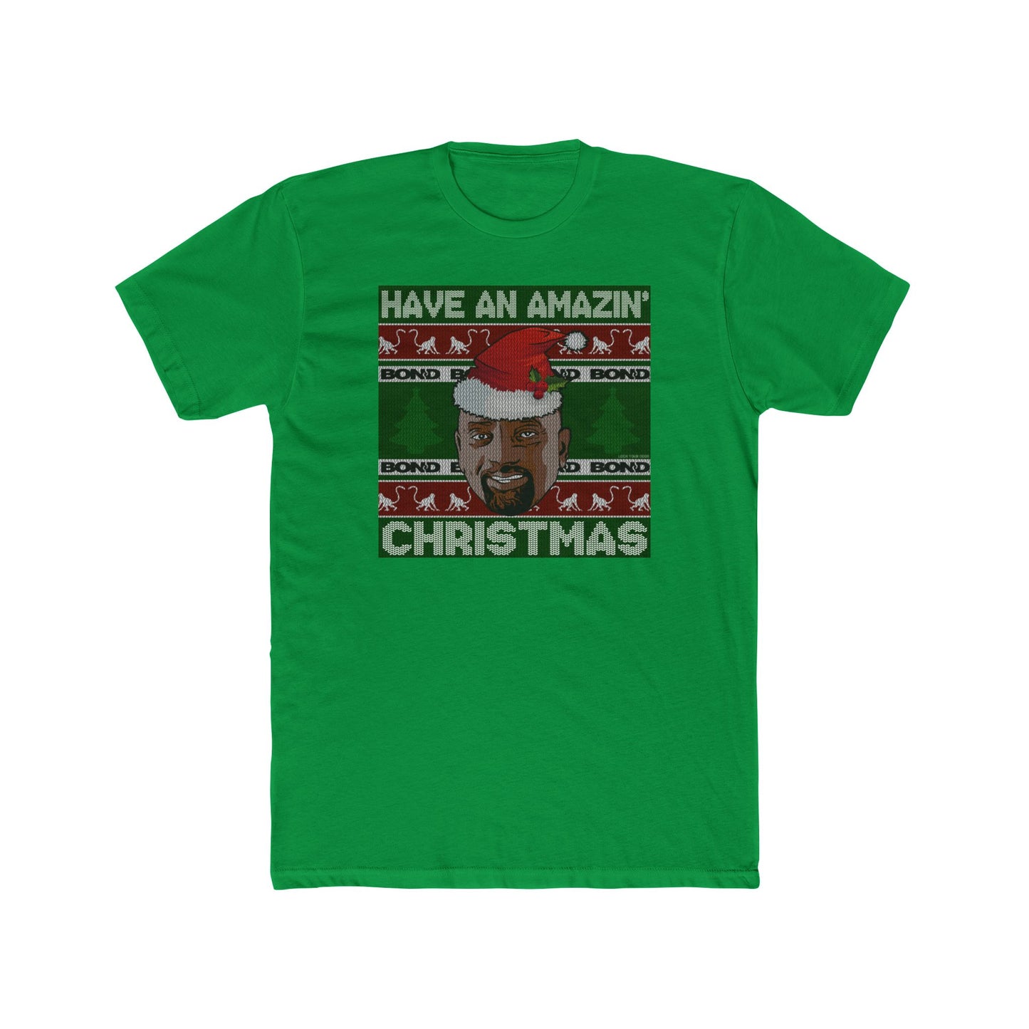 Amazin' Christmas Monkeys - Unisex Cotton Crew Tee